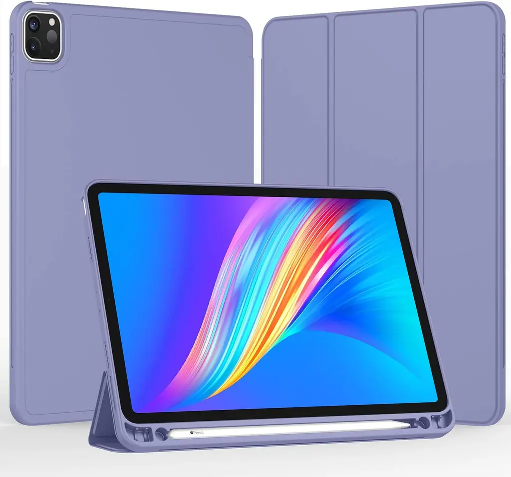 Чохол-книжка CDK для Apple iPad Pro 11" 1gen 2018 екокожа/силікон Smart Case cлот стилус (011190) lavender - фото 3