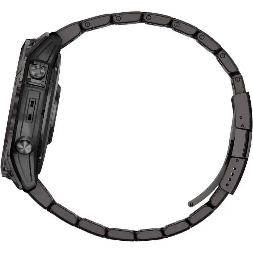 Смарт-годинник Garmin Fenix 7X Pro Sapphire Solar Edition Carbon Gray DLC Titanium with Vented Titanium Bracelet 010-02778-30 [90549] - фото 7