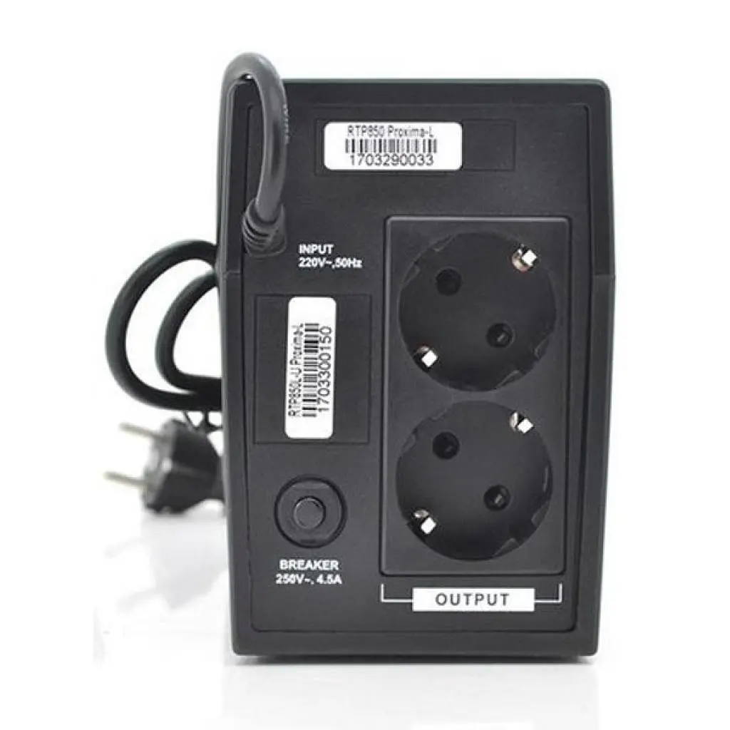 Пристрій безперебійного живлення Ritar RTP850 (510W) Proxima-L (RTP850L) - фото 2