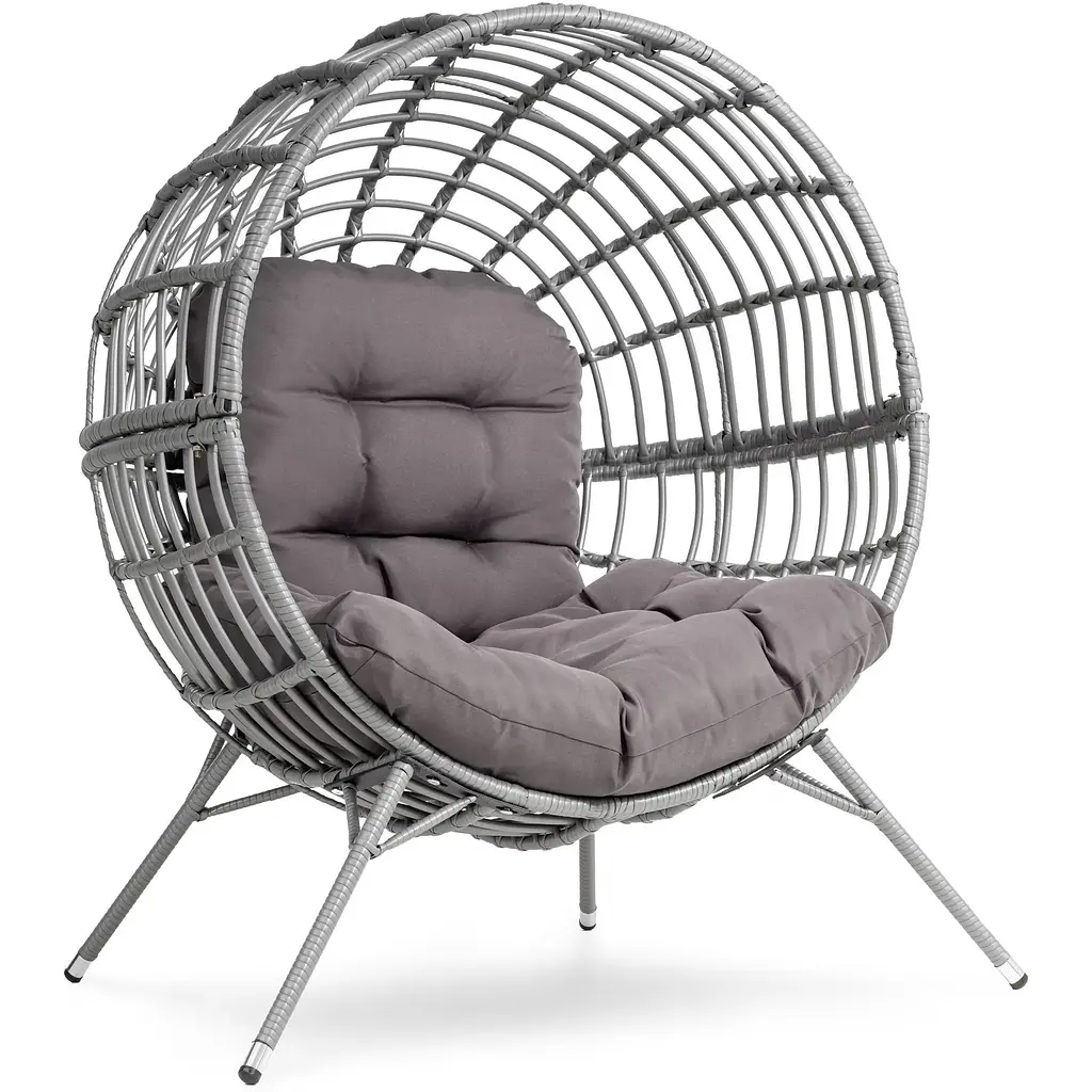 Садове крісло Di Volio Arancia сіро-графітовий - фото 2