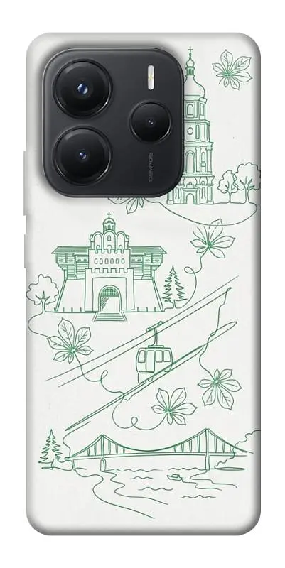TPU чохол Demsky Heart of Kyiv для Xiaomi Redmi Note 14 5G