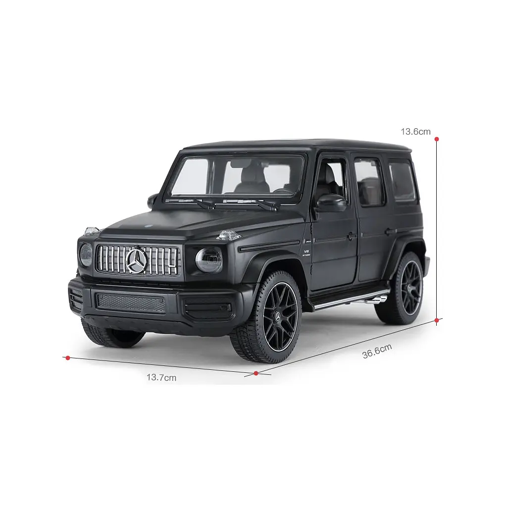 Радіокерована іграшка Rastar Mercedes-Benz G63 AMG 1:14 чорний (95760 black) - фото 3