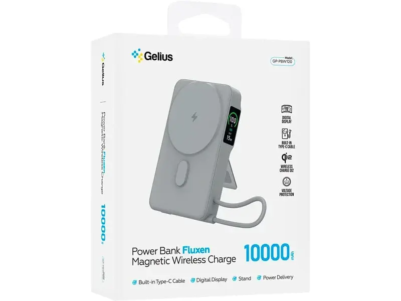 Зовнішній акумулятор (Power Bank) Gelius GP-PBW120 Grey (00000101699) - фото 4