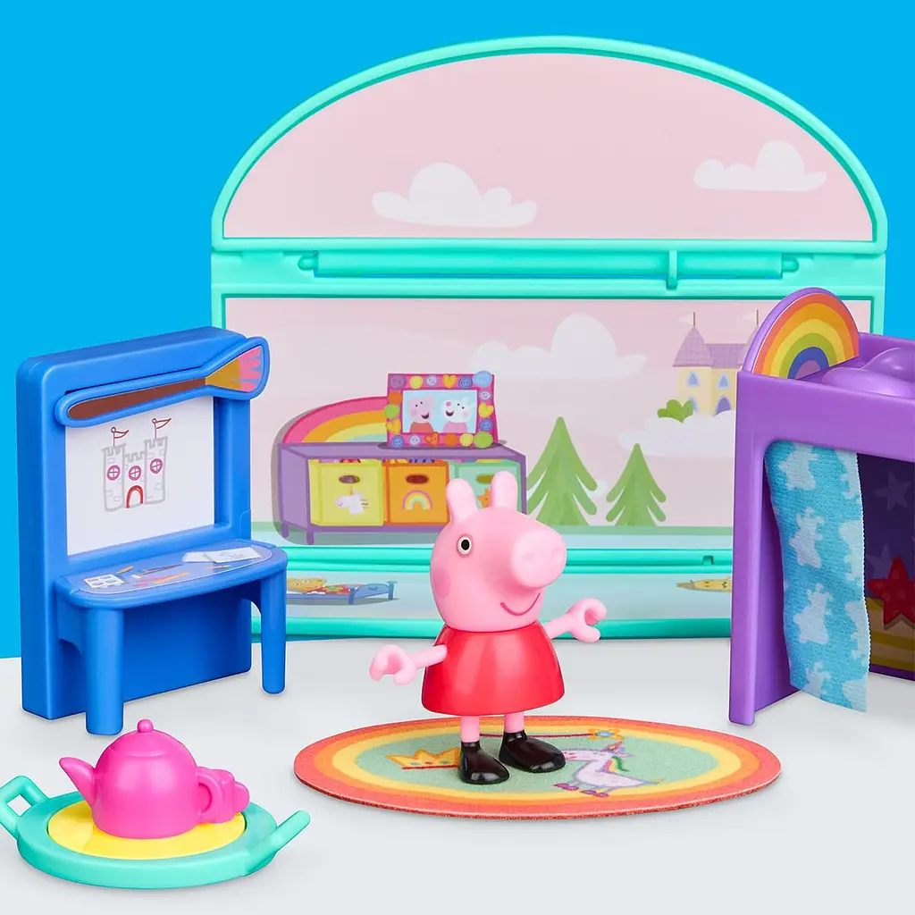 Ігровий набір PEPPA FIGURINES серії "Кімнати" – КІМНАТА ПЕППИ Peppa Pig G2834 - фото 5