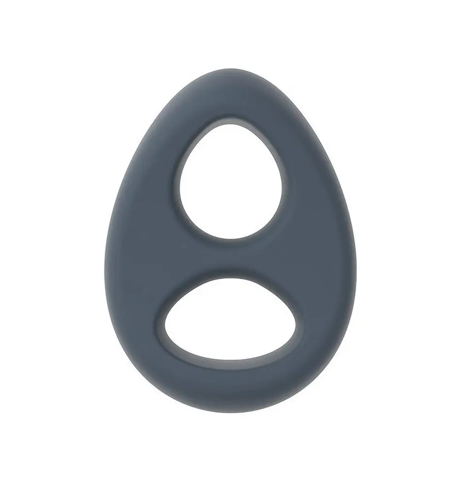 Ерекційне кільце Dorcel Liquid-Soft Teardrop 7 см сірий - фото 3