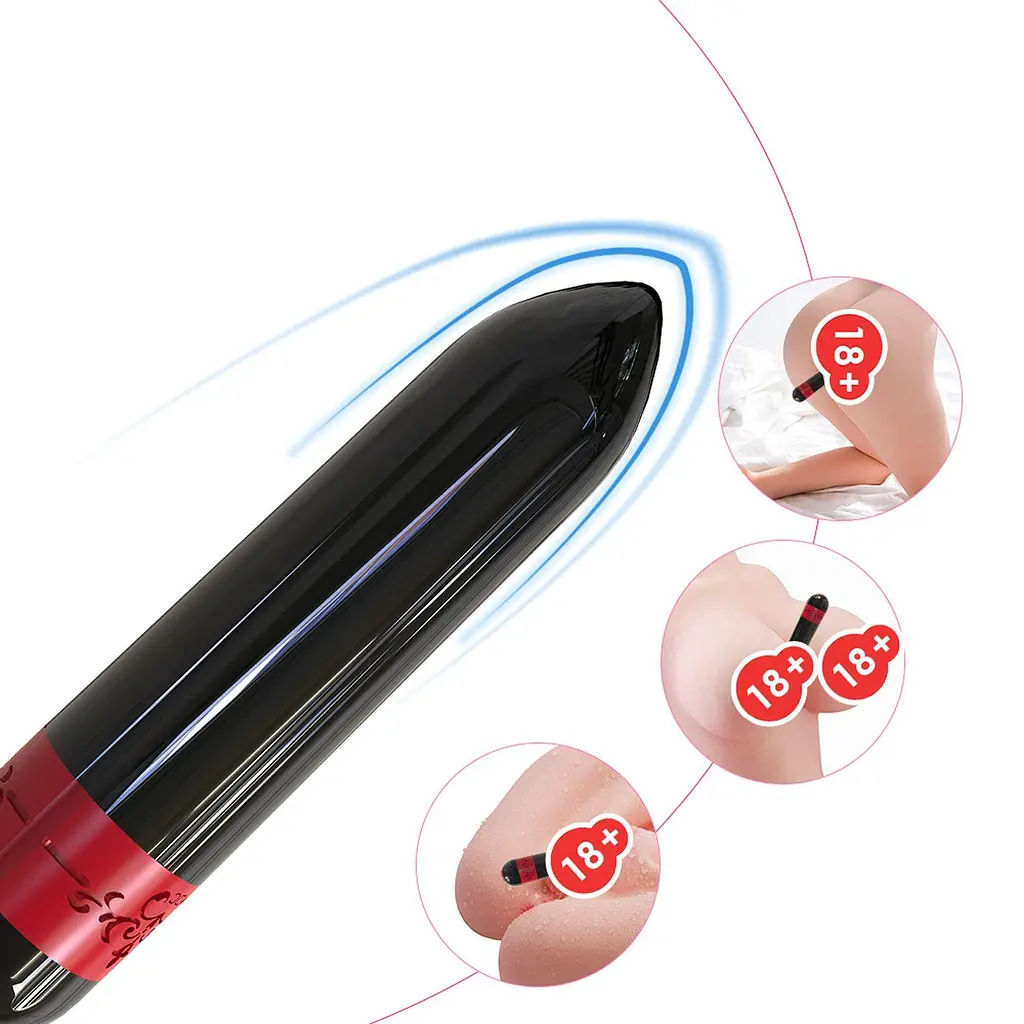 Вибратор Boss Series Rocket 9.1 см черный - фото 7