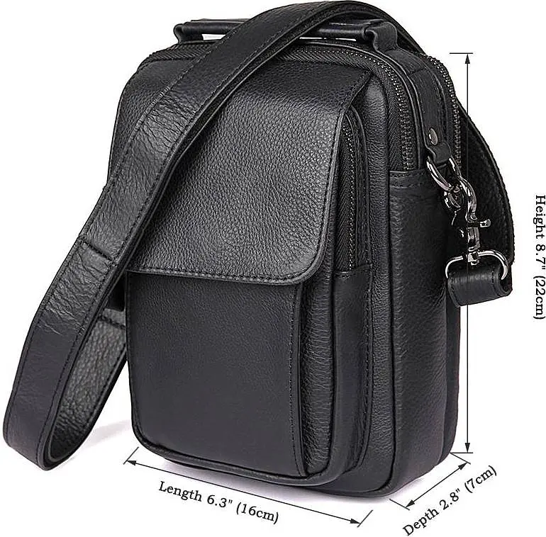 Сумка кожаная мужская Vintage 16х22,5х6 см sum0012403 - фото 2