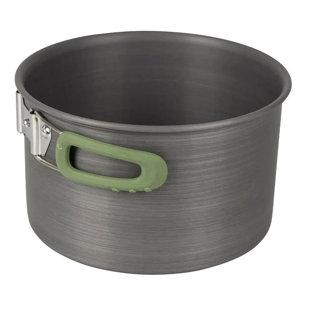 Набор посуды Bo-Camp Explorer 4 Pieces Hard Anodized Grey/Green (2200244) - фото 9