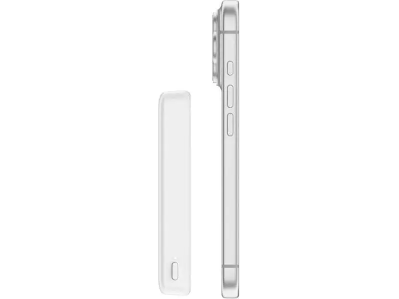 Зовнішній акумулятор (Power Bank) Belkin Slim Magnetic 10000mAh White (BPD015HQWH) - фото 5