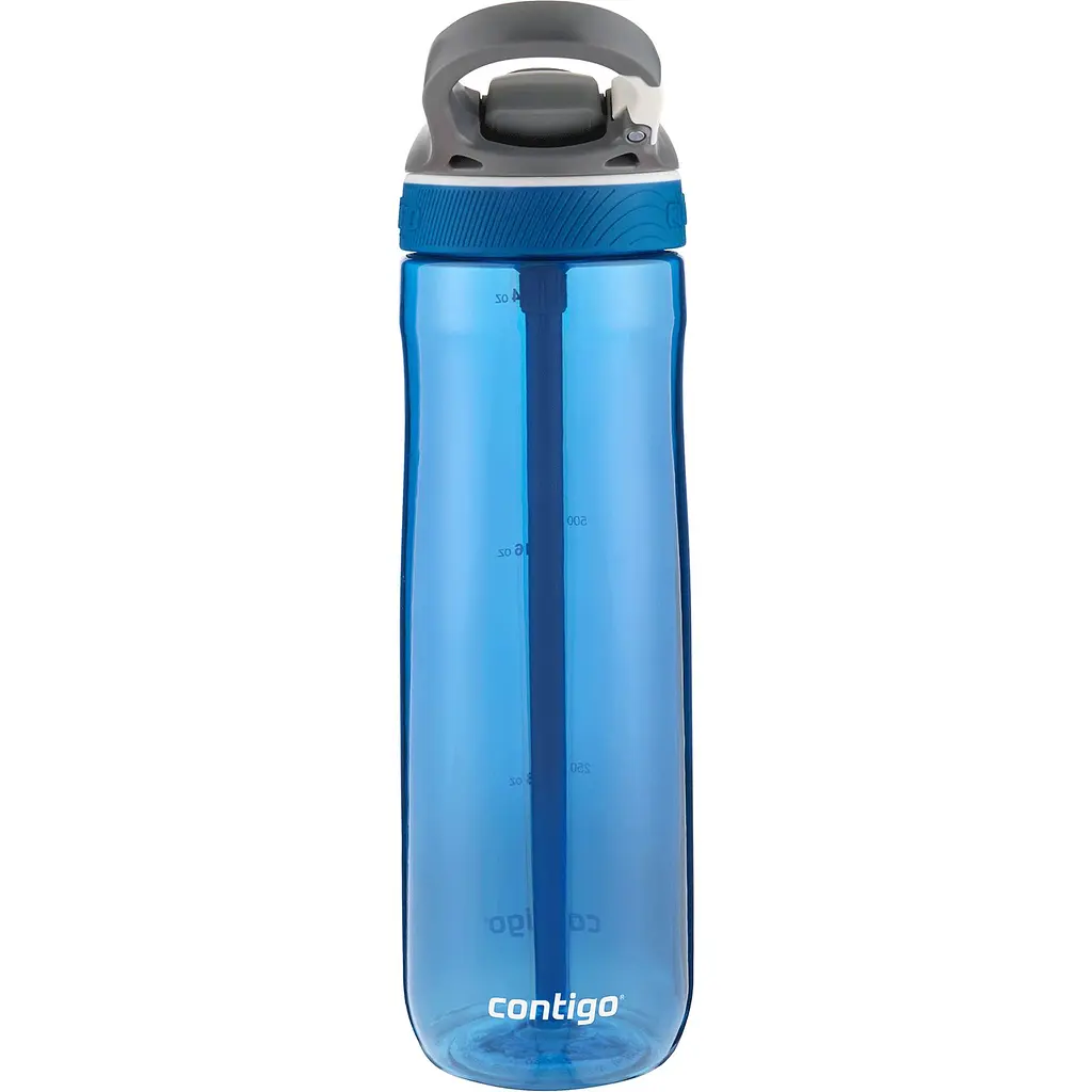 Бутылка для воды Contigo Ashland спортивная синяя 0.72 л (2191379) - фото 3