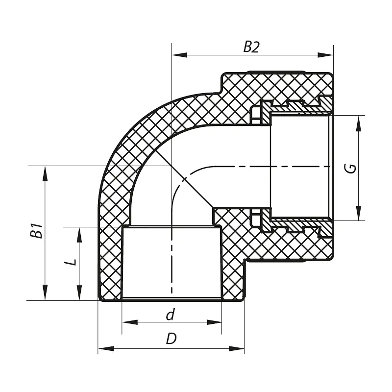 Кутник ВР Koer 25x3/4F PPR K0115.Pro KP0137 - фото 2