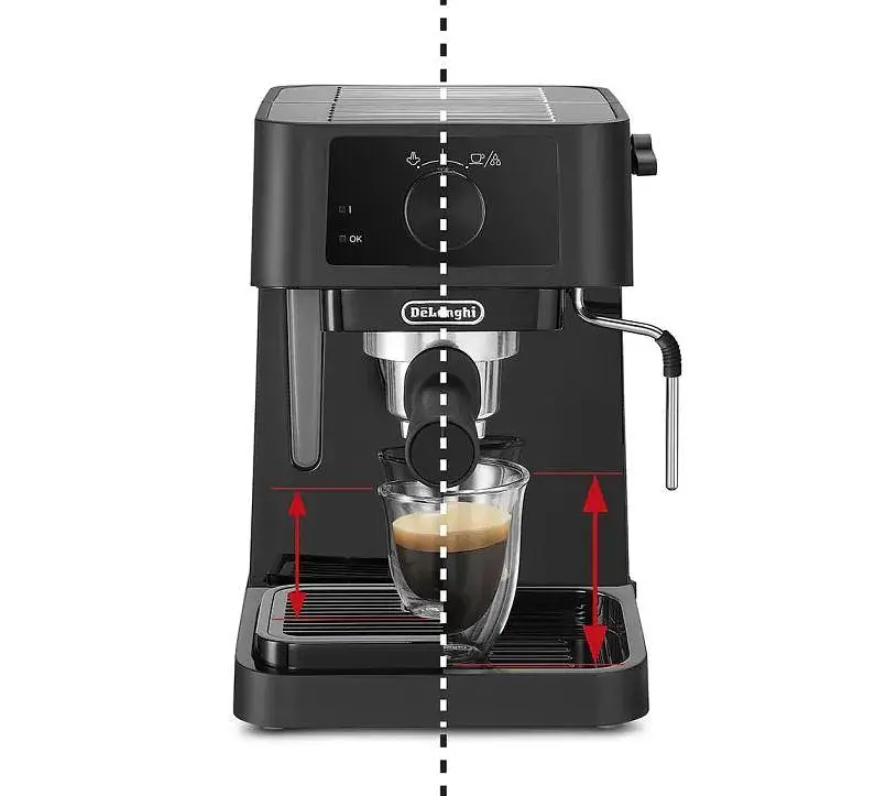 Рожковая кофеварка эспрессо Delonghi EC 230.BK - фото 5