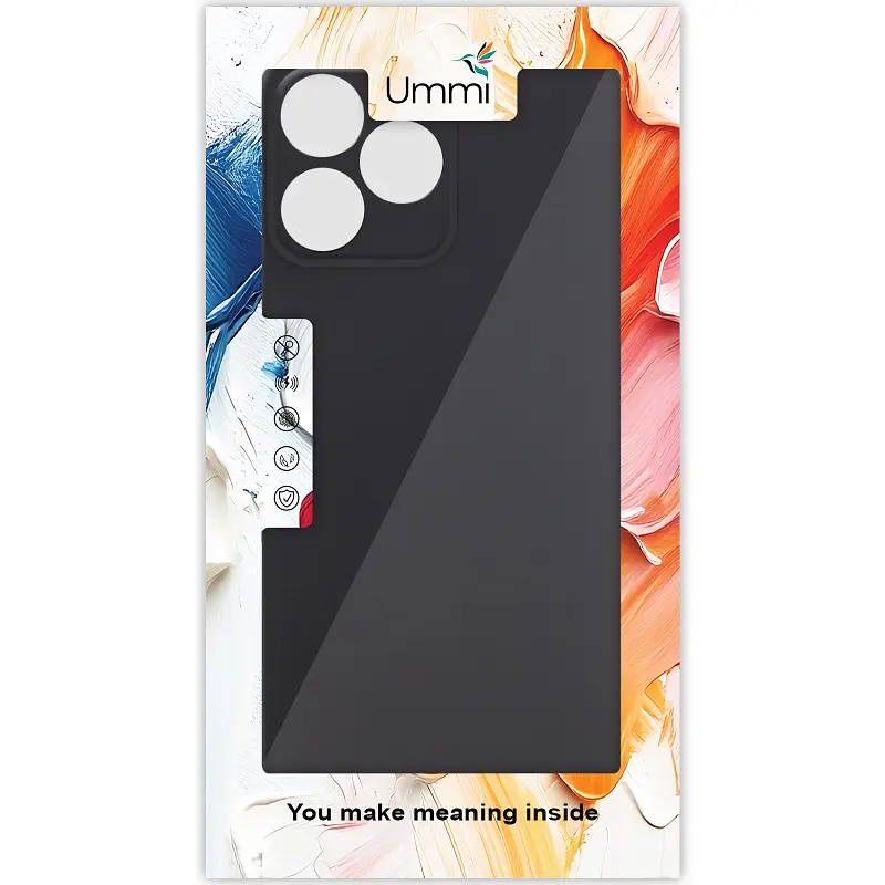 Чохол Silicone Cover Ummi Lakshmi Full Camera (AA) для Realme Note 50 5G Чорний / Black - фото 2