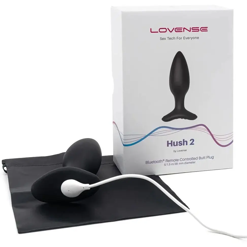 Анальна смарт-вібропробка Lovense Hush 2, розмір S - фото 3
