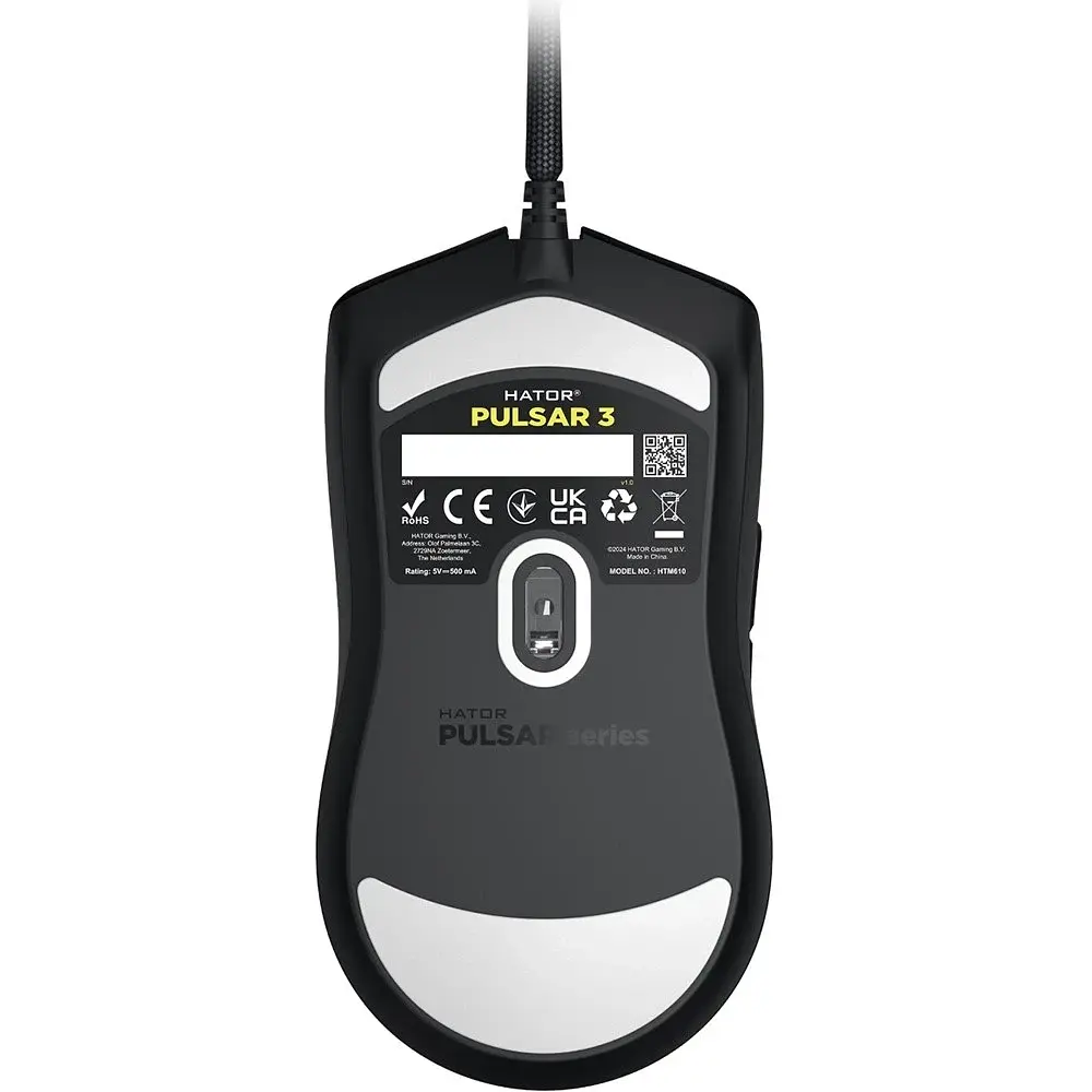 USB миша HATOR Pulsar 3 HTM610 Black UA - фото 5