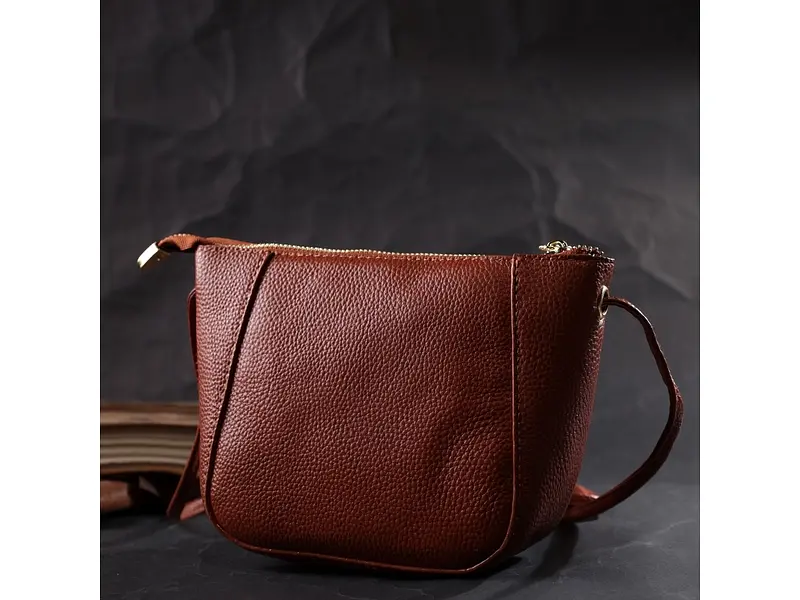 Жіноча шкіряна сумка Vintage 22х15,5х7,5 см sum0024821 - фото 8