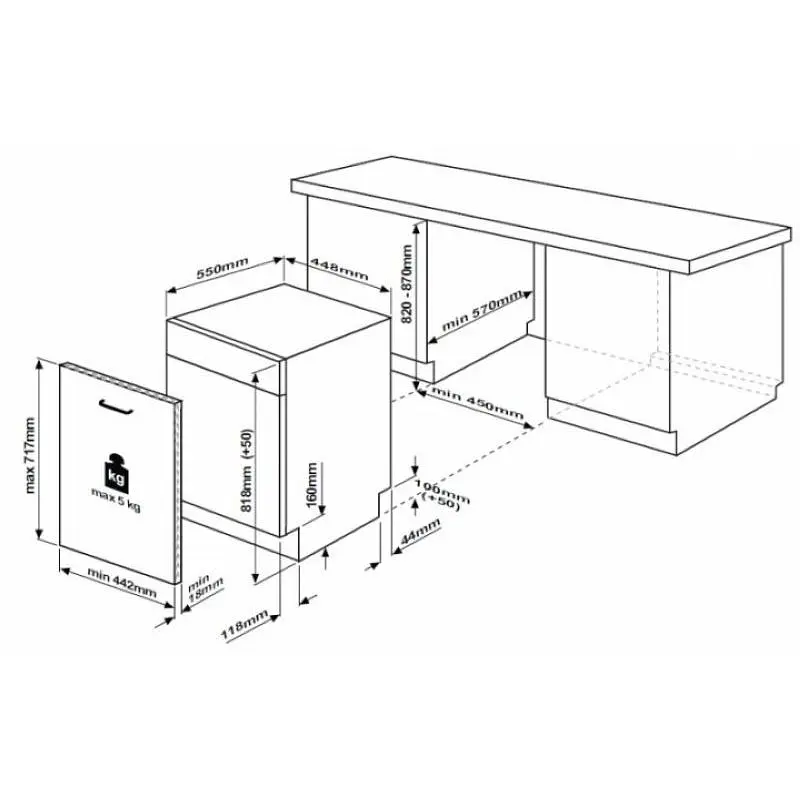 Посудомийна машина BEKO DIS35021 - фото 3