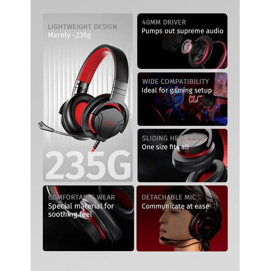 Ігрові навушники Takstar Liberty Gamer Shade Black - фото 4