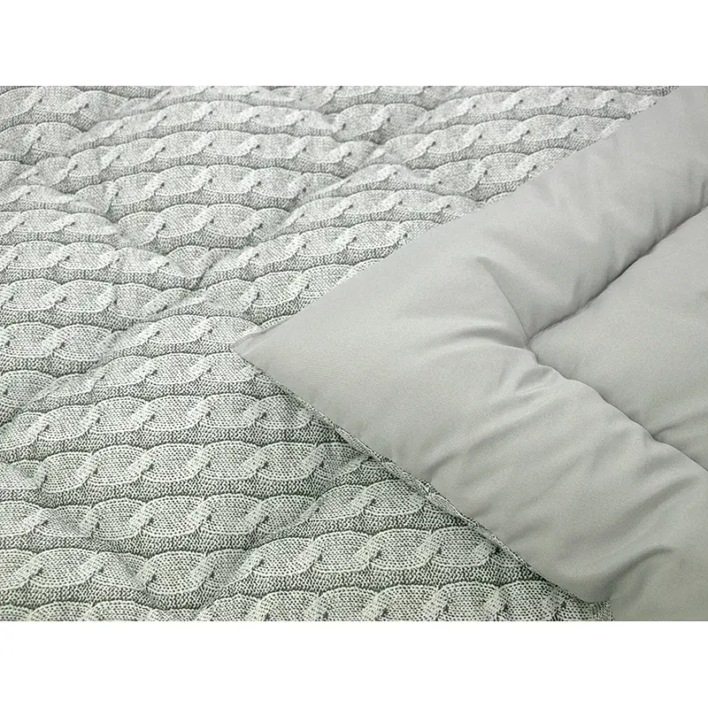 Ковдра зимова силіконова Руно Grey Braid 172х205 см сіра - фото 6