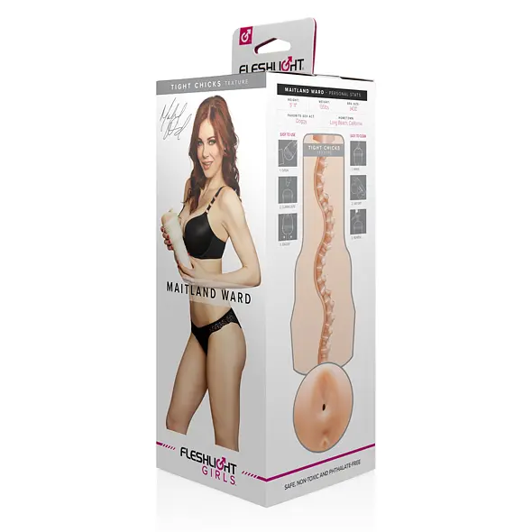 Реалістичний мастурбатор Fleshlight Maitland Ward Tight Chicks тілесний - фото 6