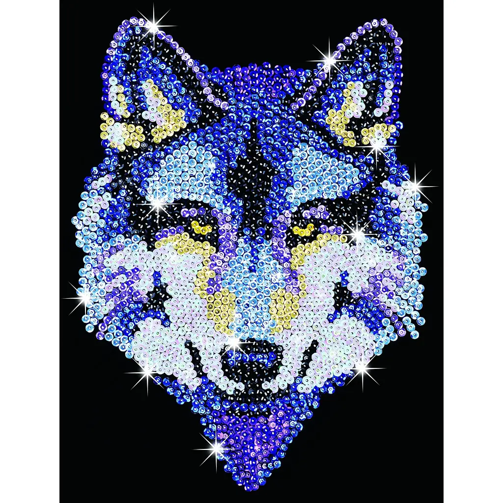 Набор для творчества Sequin Art Blue Волк (SA1215) - фото 2