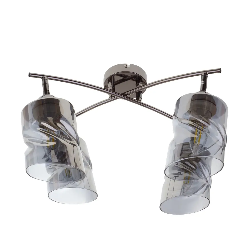 Люстра стельова Brille в спальню Е27 60W BK (LK-723S/4) - фото 5