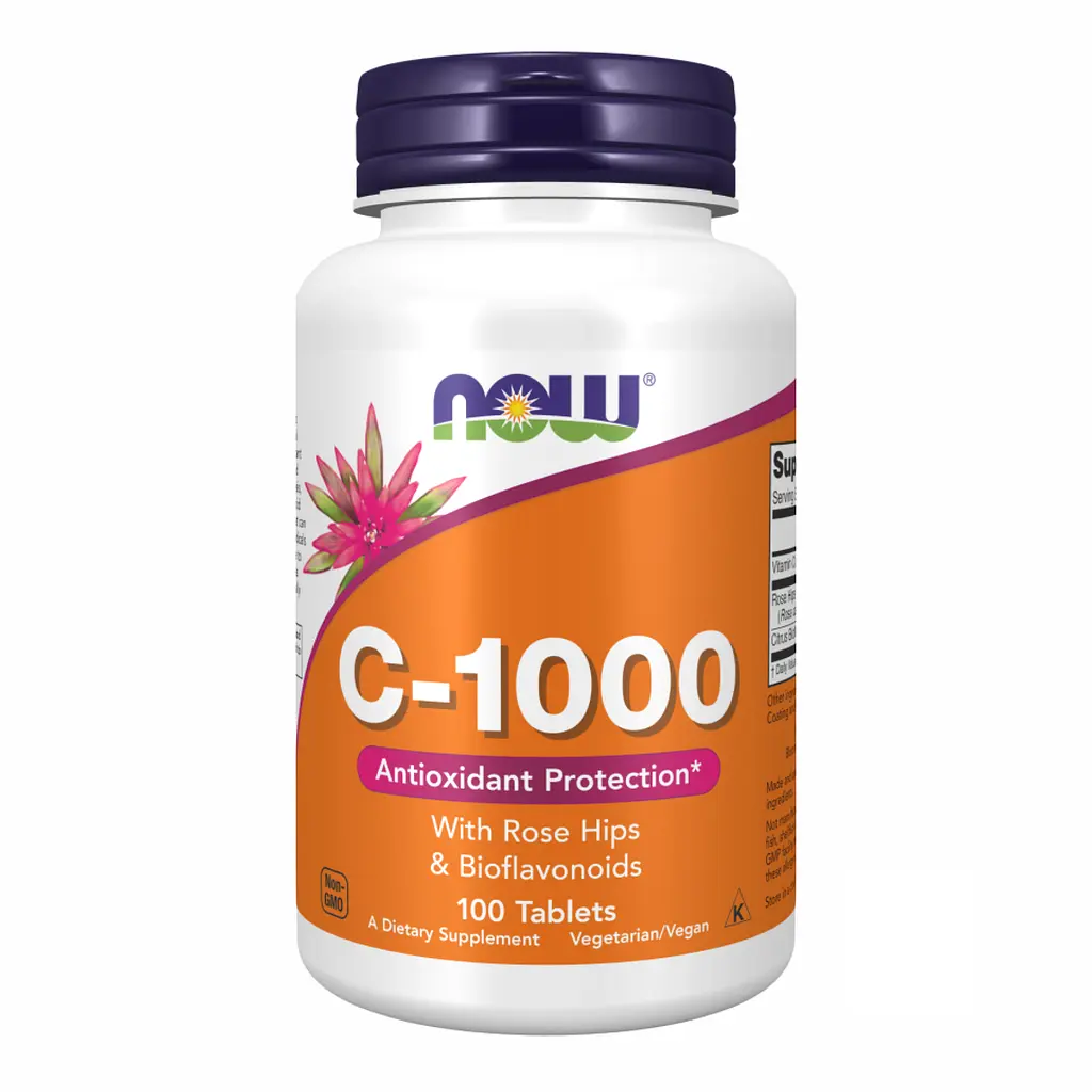 Вітамін C-1000 з шипшиною та біофлавоноїдами - 100 tabs