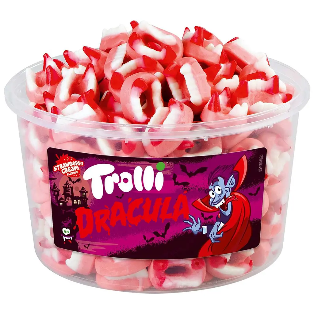 Цукерки жувальні Trolli Dracula 150 шт.