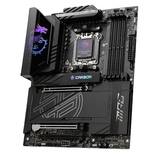 Материнська плата MSI MPG X870E Carbon WiFi Socket AM5 (MPG X870E CARBON WIFI) Б/В - фото 2