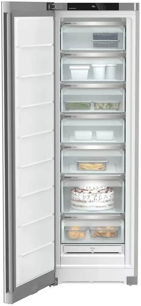 Liebherr Морозильна камера, 185.5x59.7х67.5, 271л, 1дв., D, NF, диспл внутр., сірий - фото 3