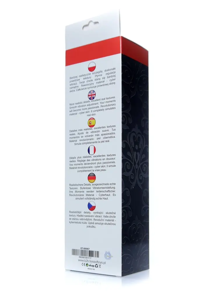 Вибратор No brand Real Skin Multispeed Flesh, 23 см телесный - фото 6