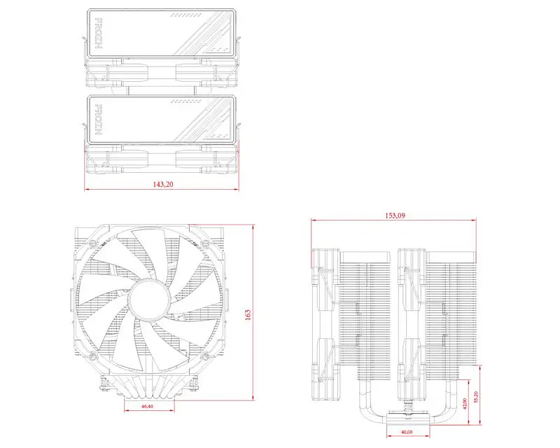 Кулер процесорний ID-Cooling Frozn A720 Black - фото 6
