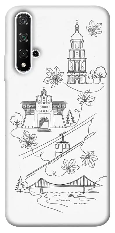 TPU чохол Demsky Kyiv spirit для Huawei Honor 20 / Nova 5T