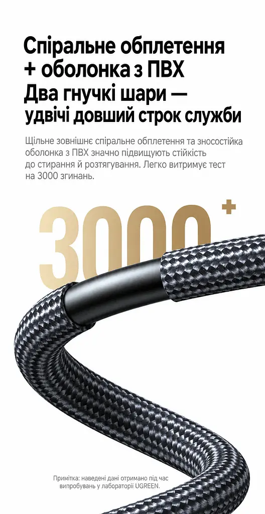 Кабель HDMI UGREEN HD186 2.2 16K 60 Гц 2 м чорний (65900) - фото 6
