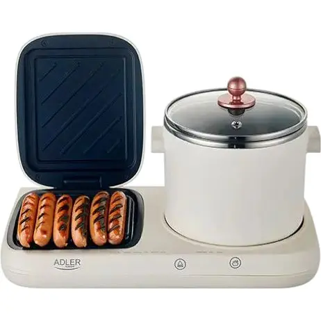 Кастрюля электрическая Adler AD 6421 с грилем - фото 8