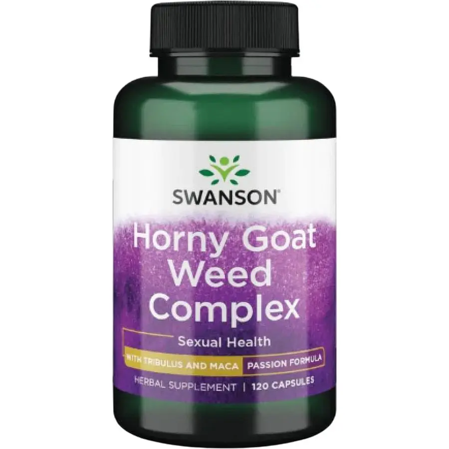 Комплекс для сексуальной и репродуктивной поддержки Swanson Horny Goat Weed Complex 120 капсул (100-28-0677065-20) - фото 1