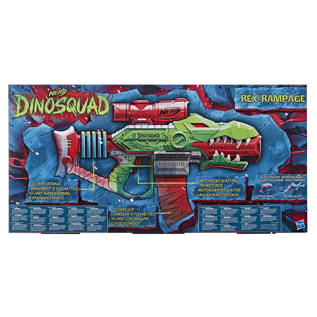 Бластер Hasbro Nerf Dino Rex-Rampage (F0807) - фото 9