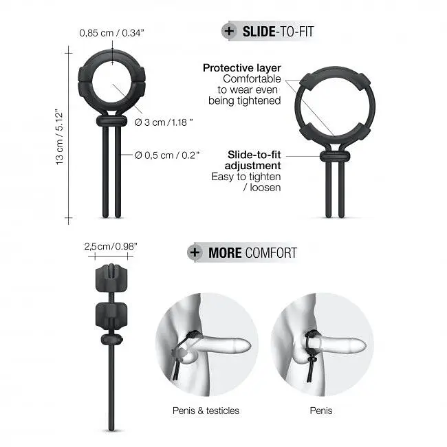 Регульоване ерекційне кільце Dorcel Fit Ring, 13х3 см - фото 14