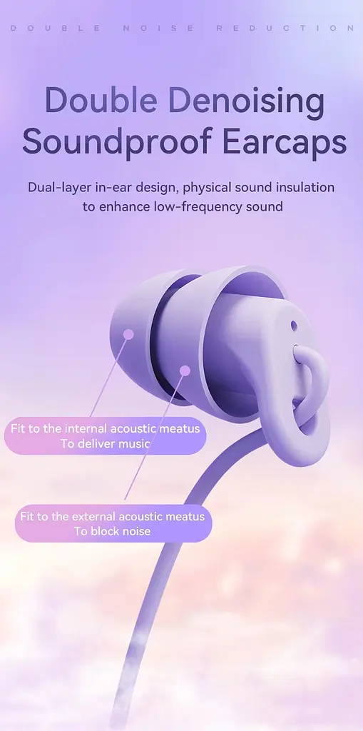 Наушники-затычки для сна Remax RM-518 Soft And Cozy, вакуумные, силиконовые ультрамягкие, Soft Touch, пассивное шумоподавление, White - фото 15