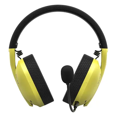 Навушники Hator Hyperpunk 2 Wireless Tri-mode Black/Yellow (HTA-857) - фото 2