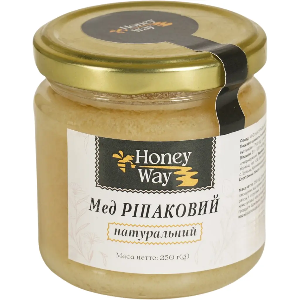 Мед ріпаковий Honey Way 250 г - фото 2