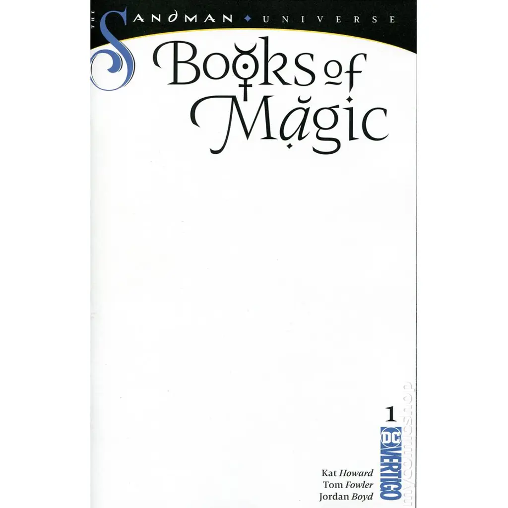 Books of Magic (2018 2nd Series) #1BLANK - Кетрін Раян Говард