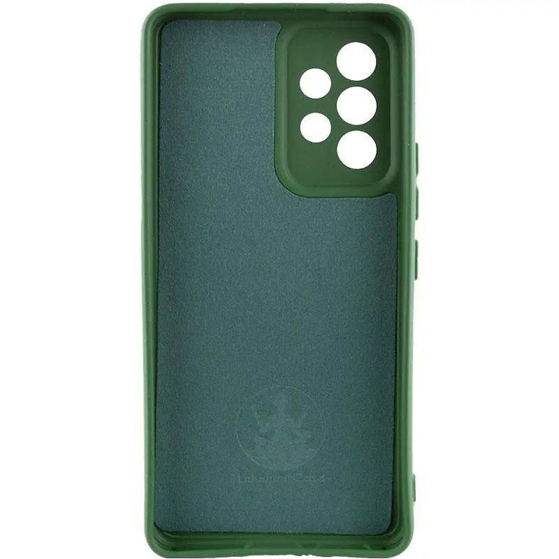 Чехол Silicone Cover Ummi Lakshmi Full Camera (AA) для Samsung Galaxy A13 4G Зеленый / Dark green - фото 2