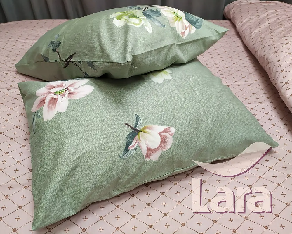Постільна білизна LARA сатин d13145d двоспальна - фото 5
