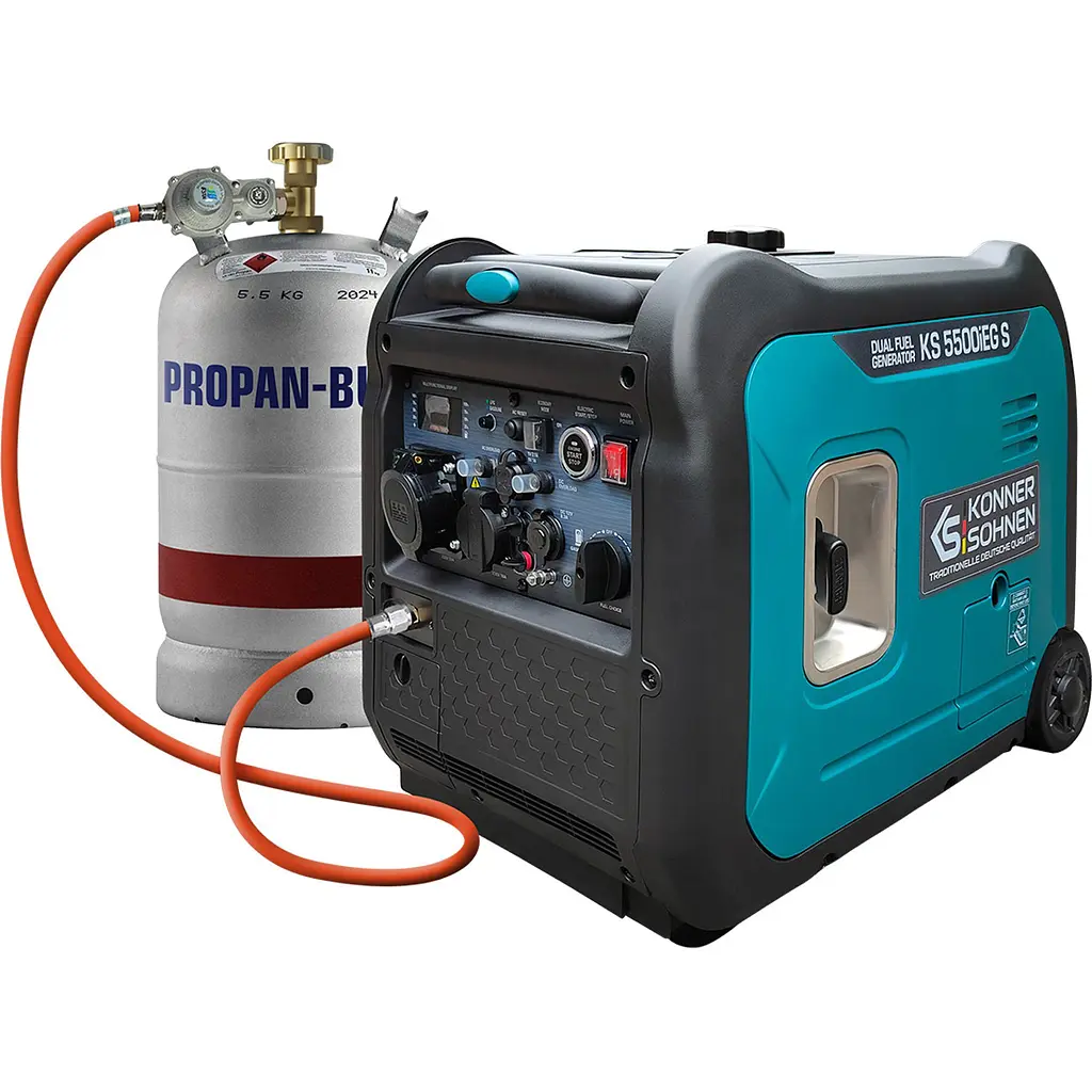 Генератор газово-бензиновий Konner&Sohnen KS 5500iEG S [107777] - фото 7