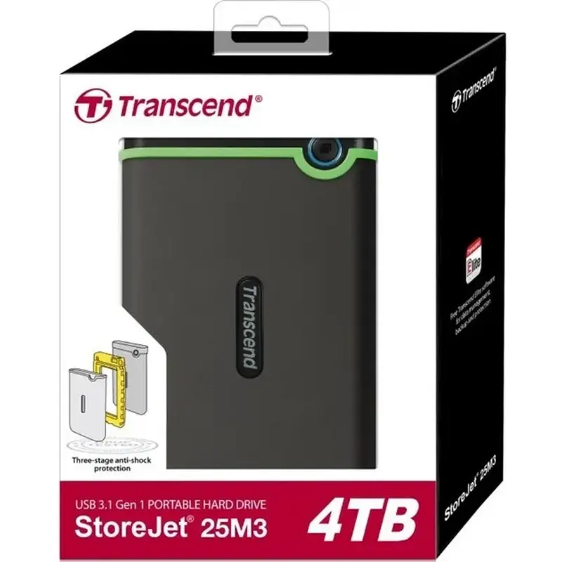 Жорсткий диск Transcend 4TB TS4TSJ25M3S - фото 3