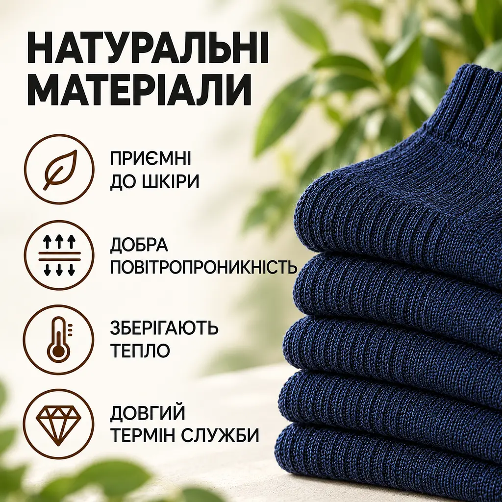 Універсальні чоловічі шкарпетки махрові розмір 39-46 Solve — термо-шкарпетки , 5 пар, KT7003704 - фото 10
