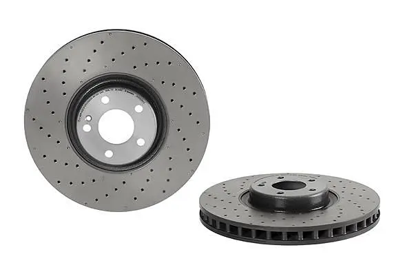 Диск гальмівний вентильований Mercedes E-class, Glc, Cls, C-class, Eqc 13-25р Brembo (09.D524.13) - фото 2