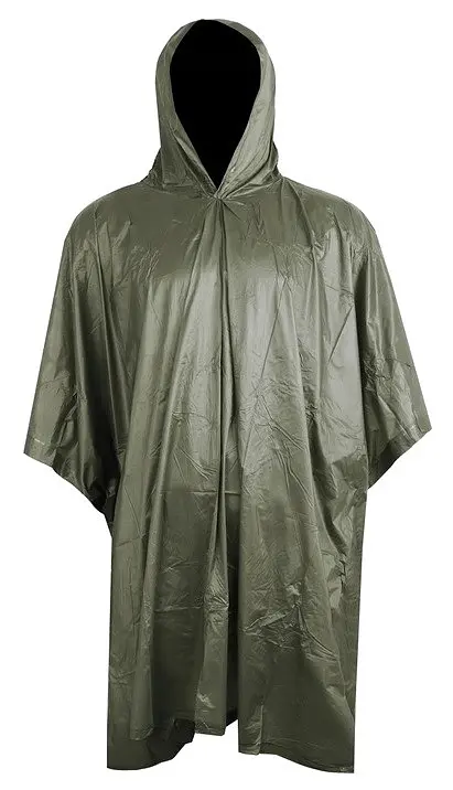 Дощовик пончо - два тенти в одному MFH Німеччина хакі - фото 11