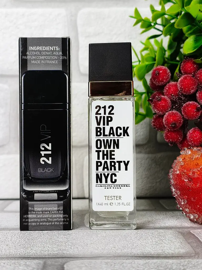 Парфуми чоловічі, аромат за мотивами 212 VIP Black (40 мл)